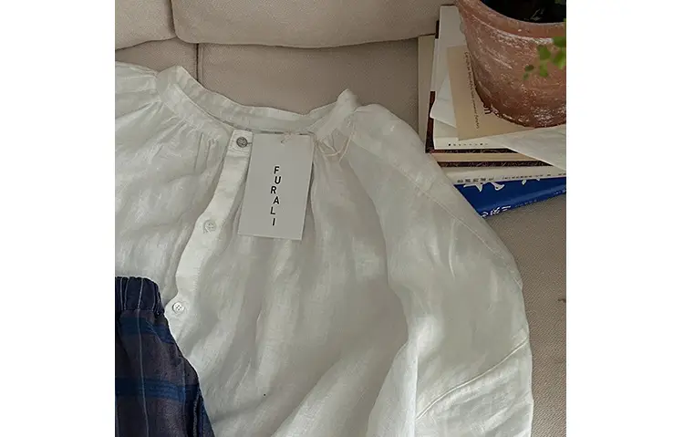 French Linen Lazy Shirt Women Spring 2025 — feature 6