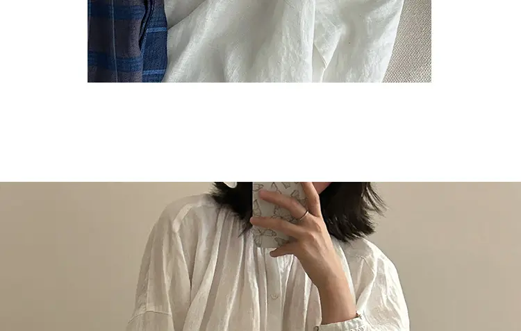 French Linen Lazy Shirt Women Spring 2025 — feature 7