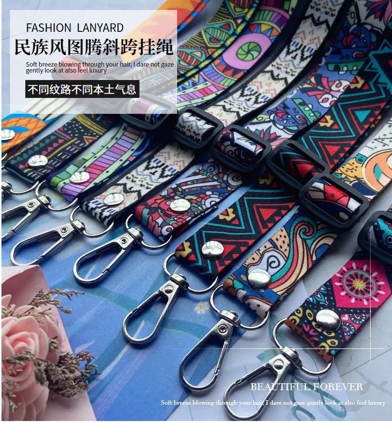Retro Tally Crossbody Phone Lanyard with Adjustable Neck Strap — feature 1