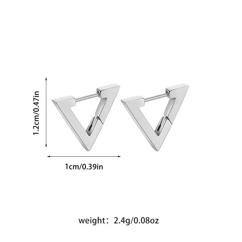 Triangle Ear Buckles Cold Style High-end Women's Fashion — feature 5