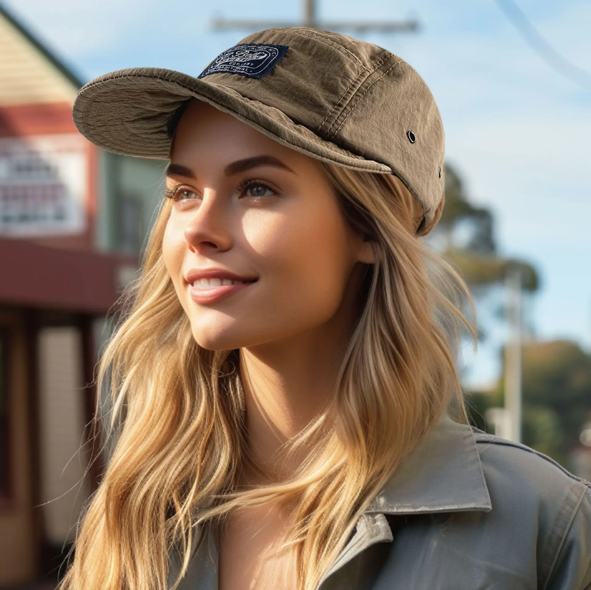 2025 Short Brim Baseball Cap Duck Cap Sun Protection Breathable - Image 7