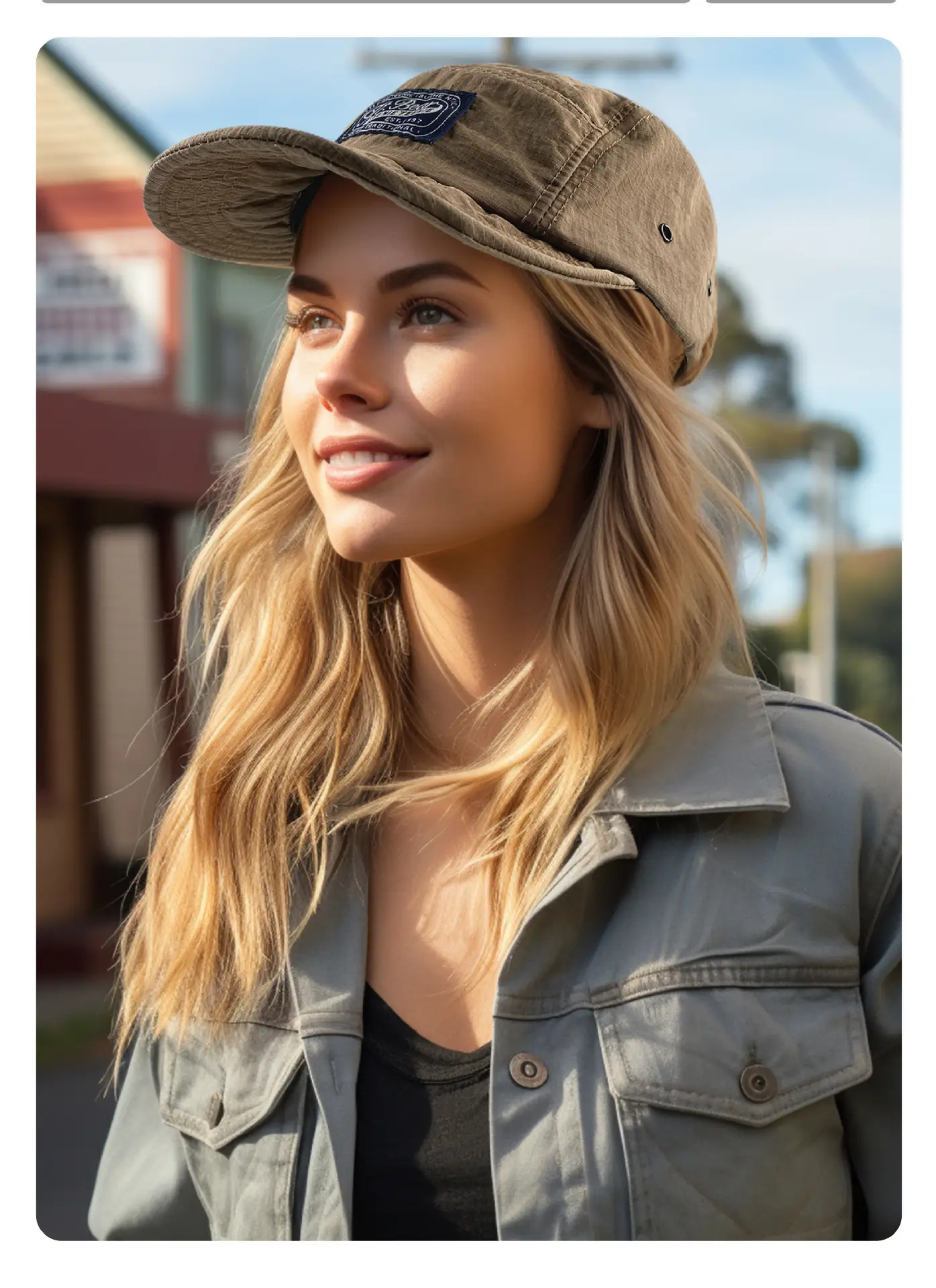 2025 Short Brim Baseball Cap Duck Cap Sun Protection Breathable — feature 4