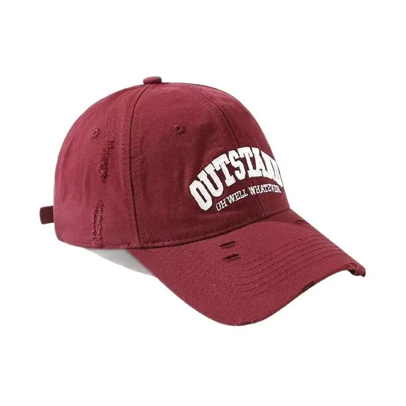 American Retro Letter Embroidered Baseball Cap Women Small - Image 11