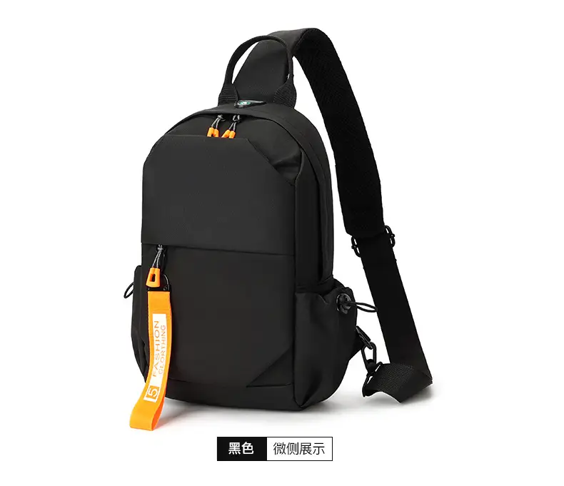 Men's Crossbody Bag with USB Charging & Phone Holder — feature 11
