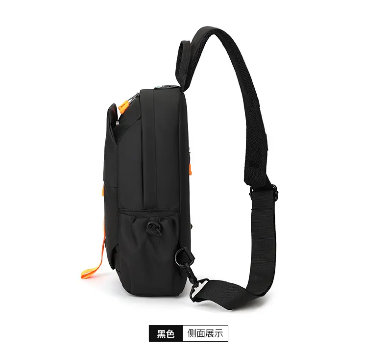 Men's Crossbody Bag with USB Charging & Phone Holder — feature 12