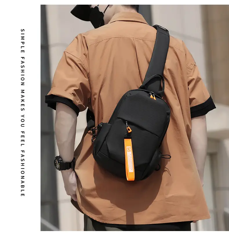 Men's Crossbody Bag with USB Charging & Phone Holder — feature 19