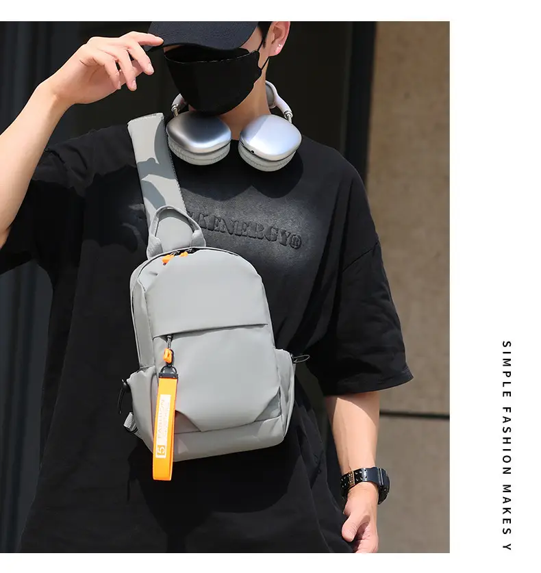 Men's Crossbody Bag with USB Charging & Phone Holder — feature 20