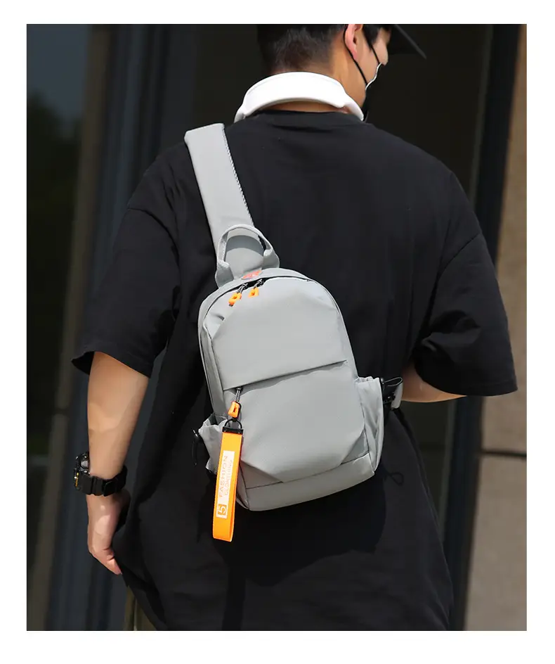 Men's Crossbody Bag with USB Charging & Phone Holder — feature 21