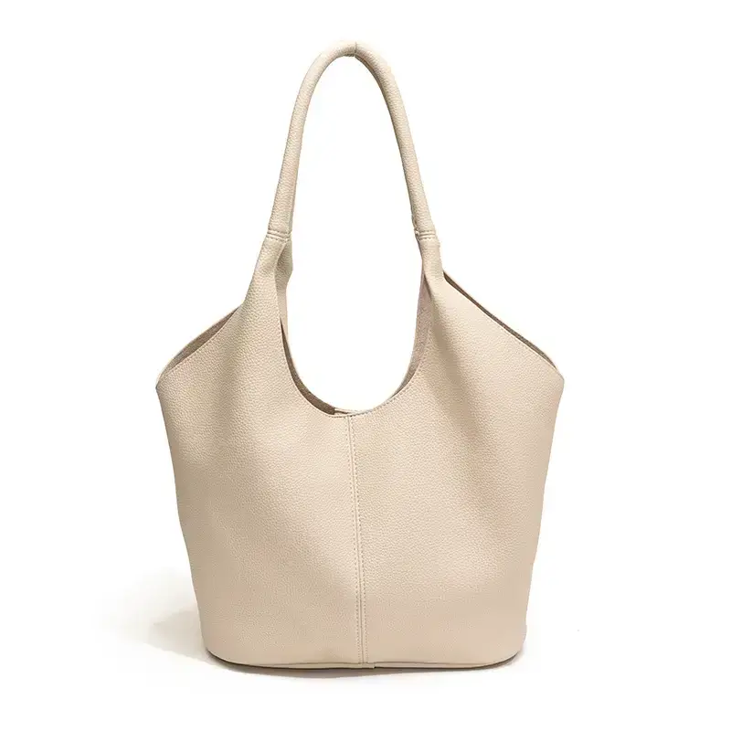 Women's Yellow Bucket Tote Bag Large Capacity - Image 10