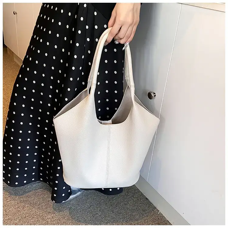 Women's Yellow Bucket Tote Bag Large Capacity — feature 14