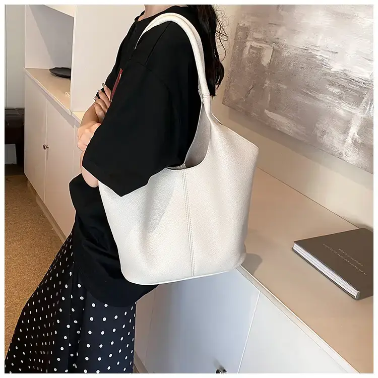Women's Yellow Bucket Tote Bag Large Capacity — feature 15