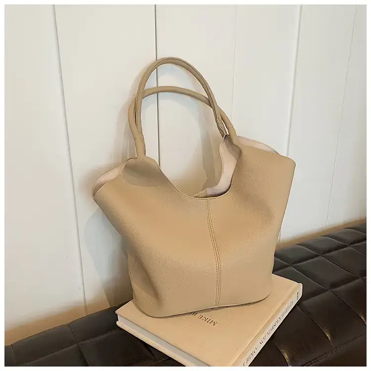 Women's Yellow Bucket Tote Bag Large Capacity — feature 24