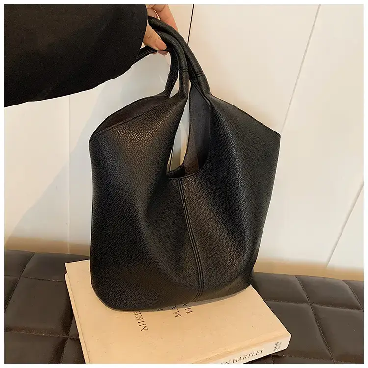Women's Yellow Bucket Tote Bag Large Capacity — feature 25
