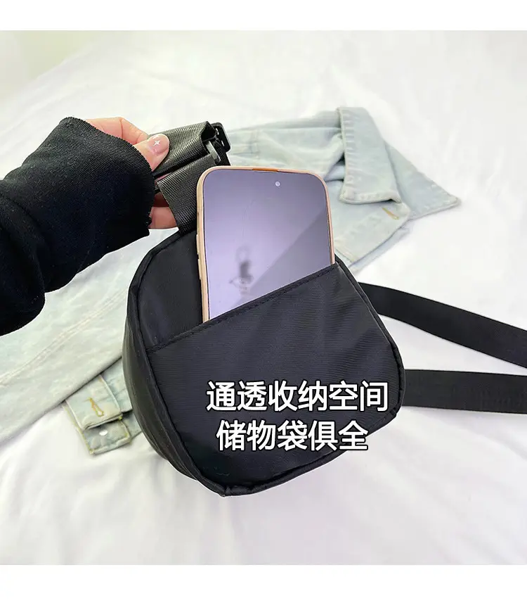 Vintage 2025 Joker Small Square Bag Women's Large Capacity Crossbody Nylon Bag — feature 7