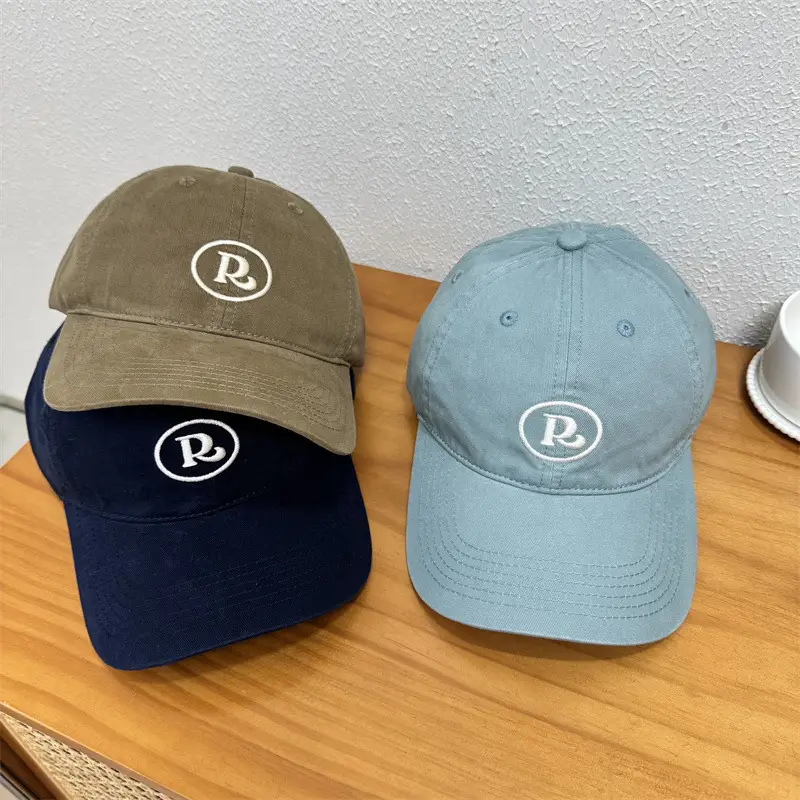 2025 R Letter Cap Kids Spring Summer Cotton Sun Hat - Image 12