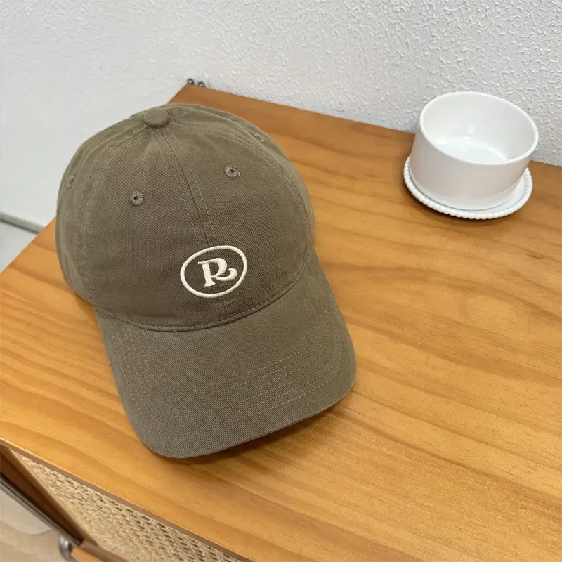2025 R Letter Cap Kids Spring Summer Cotton Sun Hat - Image 6