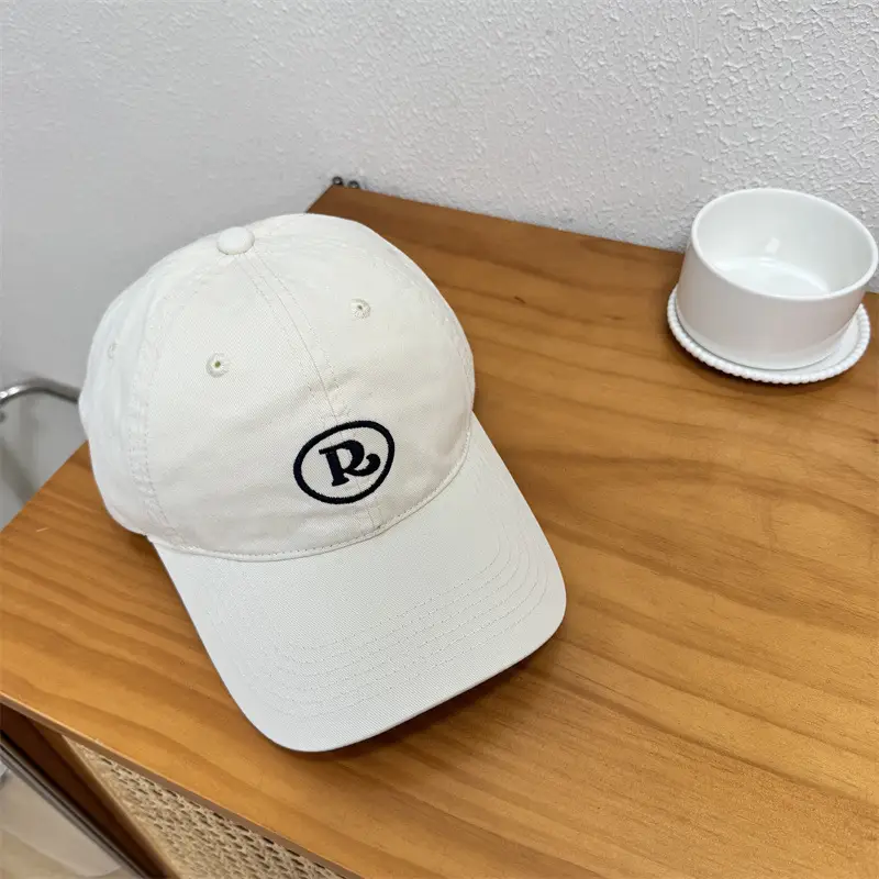 2025 R Letter Cap Kids Spring Summer Cotton Sun Hat - Image 2