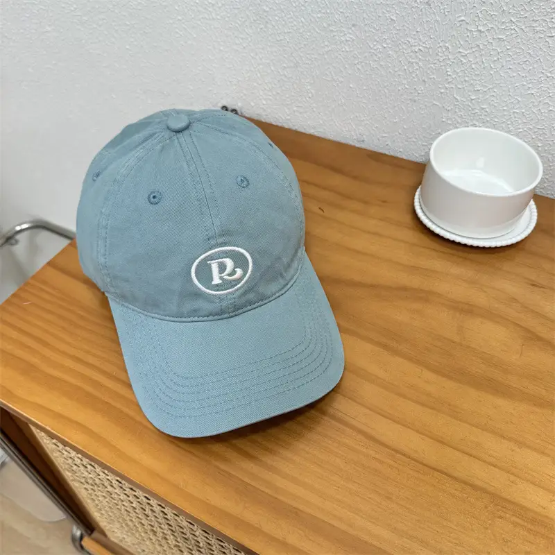 2025 R Letter Cap Kids Spring Summer Cotton Sun Hat - Image 3