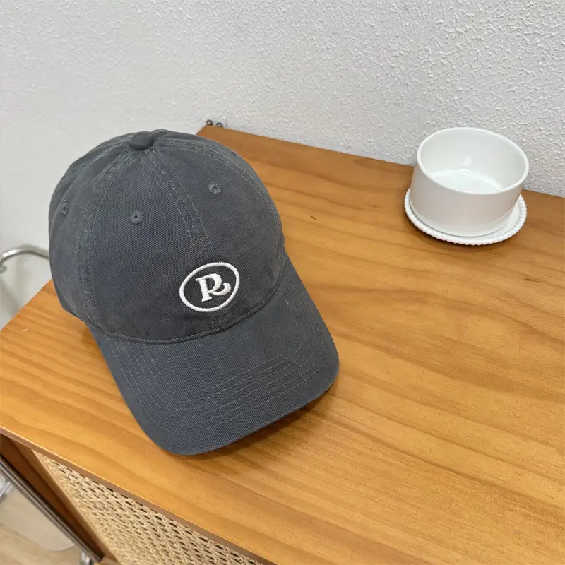 2025 R Letter Cap Kids Spring Summer Cotton Sun Hat - Image 4