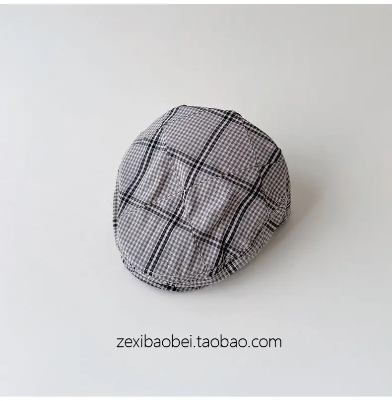 Baby Plaid Duck Tongue Hat Spring Autumn 2025 — feature 11