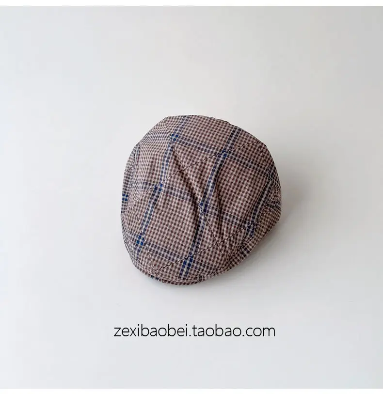 Baby Plaid Duck Tongue Hat Spring Autumn 2025 — feature 13