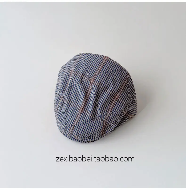Baby Plaid Duck Tongue Hat Spring Autumn 2025 — feature 14