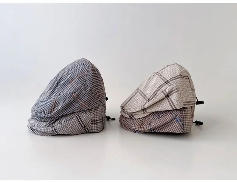 Baby Plaid Duck Tongue Hat Spring Autumn 2025 — feature 7