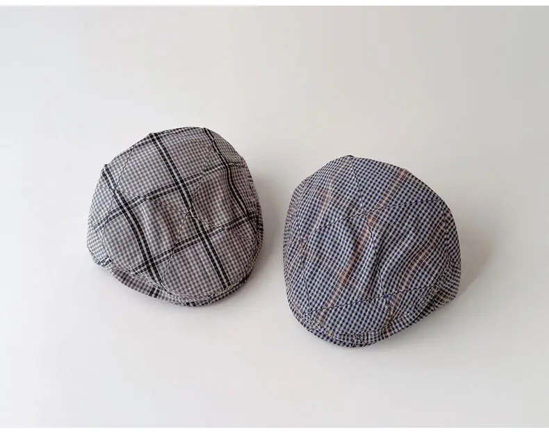 Baby Plaid Duck Tongue Hat Spring Autumn 2025 — feature 9