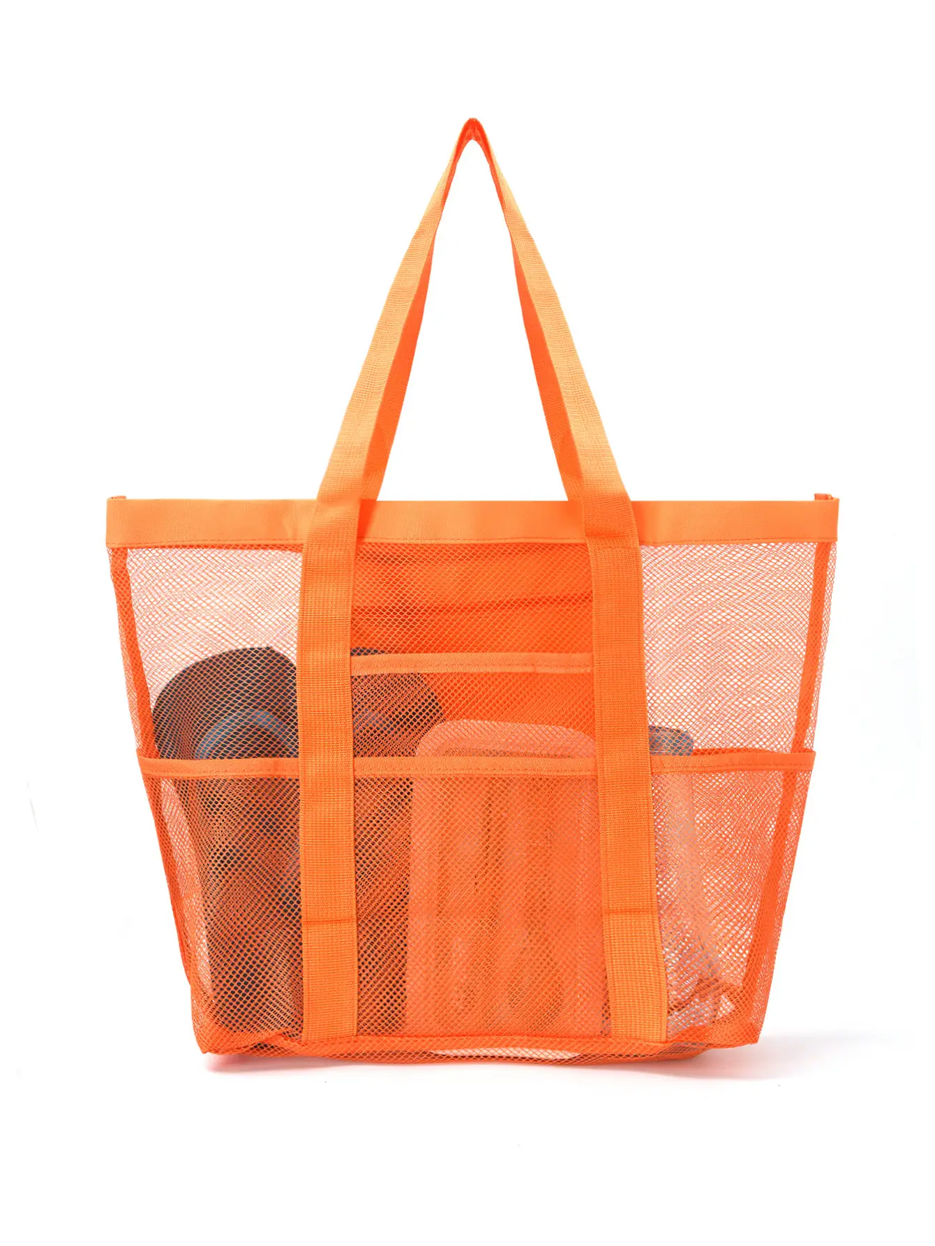 Cross-Body Mesh Beach Bag Large Capacity Multi-Use Travel Bag — feature 18