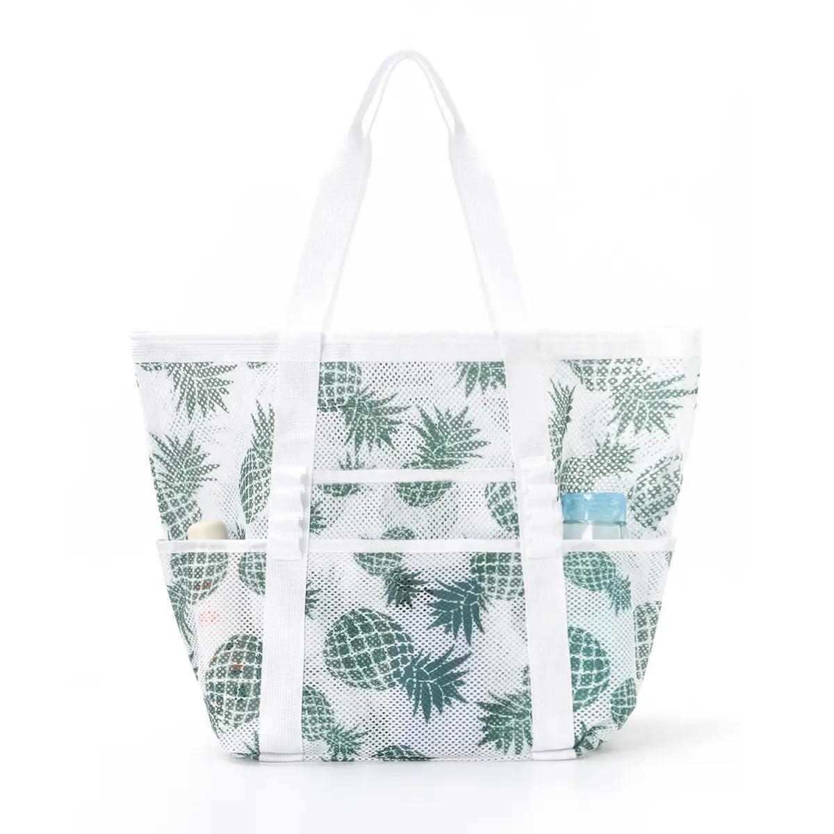 Cross-Body Mesh Beach Bag Large Capacity Multi-Use Travel Bag - Image 23