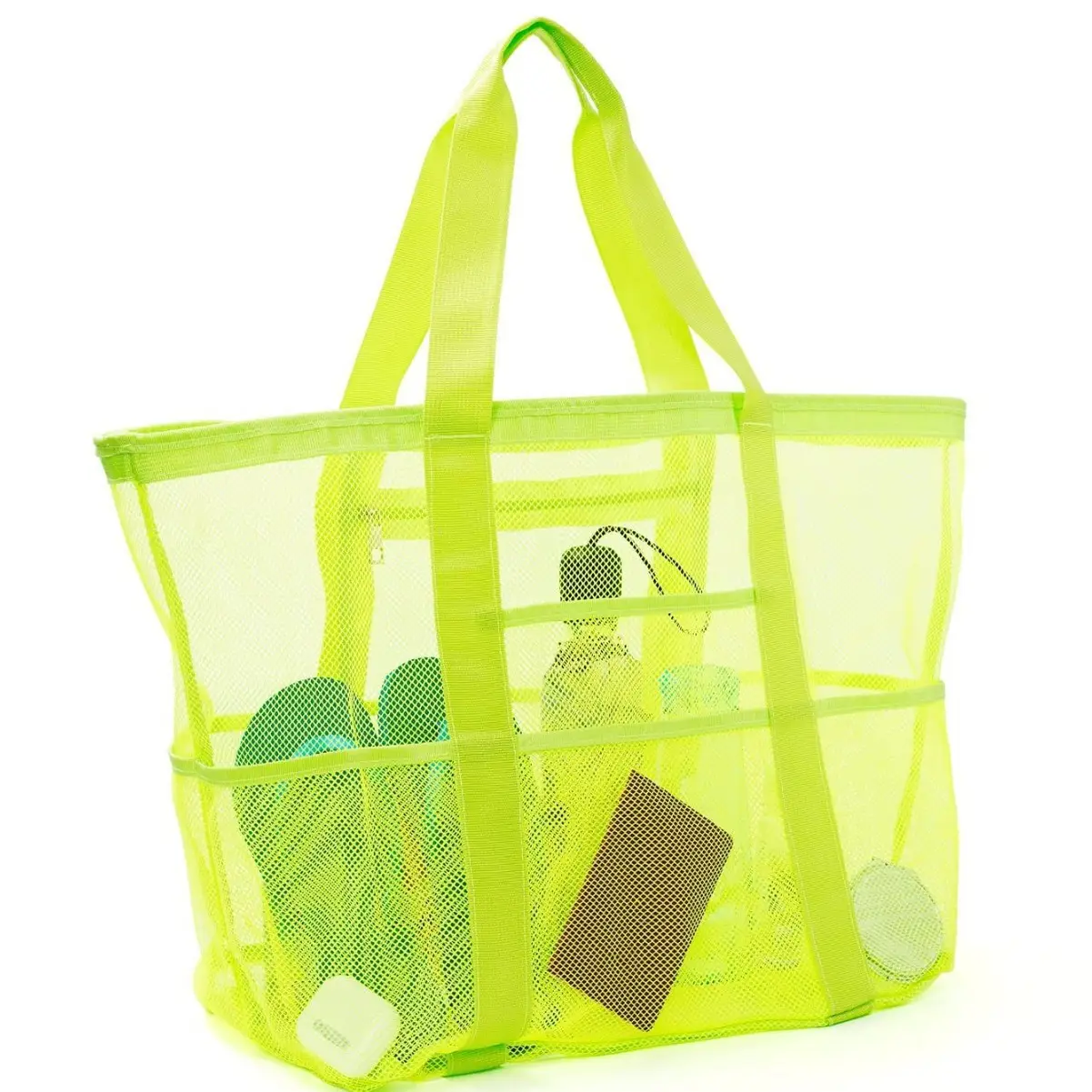 Cross-Body Mesh Beach Bag Large Capacity Multi-Use Travel Bag - Image 7