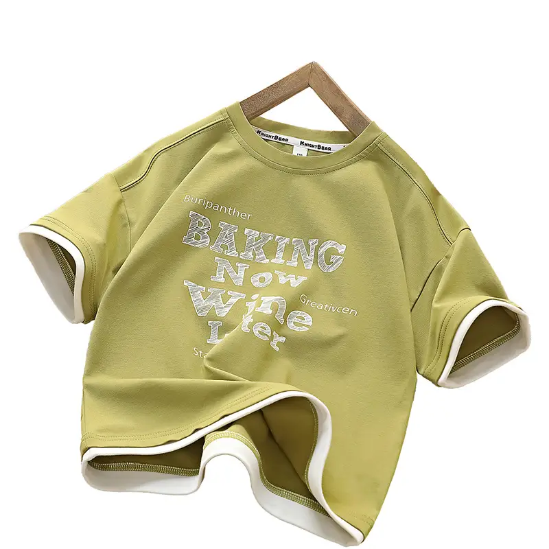 Kids White Baking Wine Latel T-Shirt Medium Large