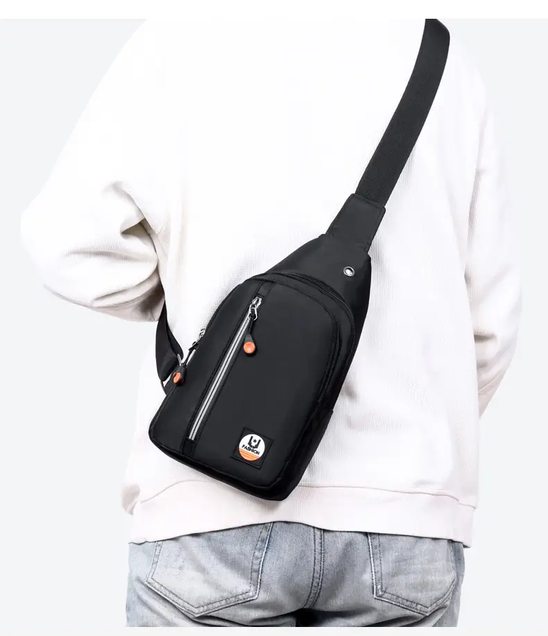 Men's Green Messenger Bag with Crossbody & Belt Strap — feature 17