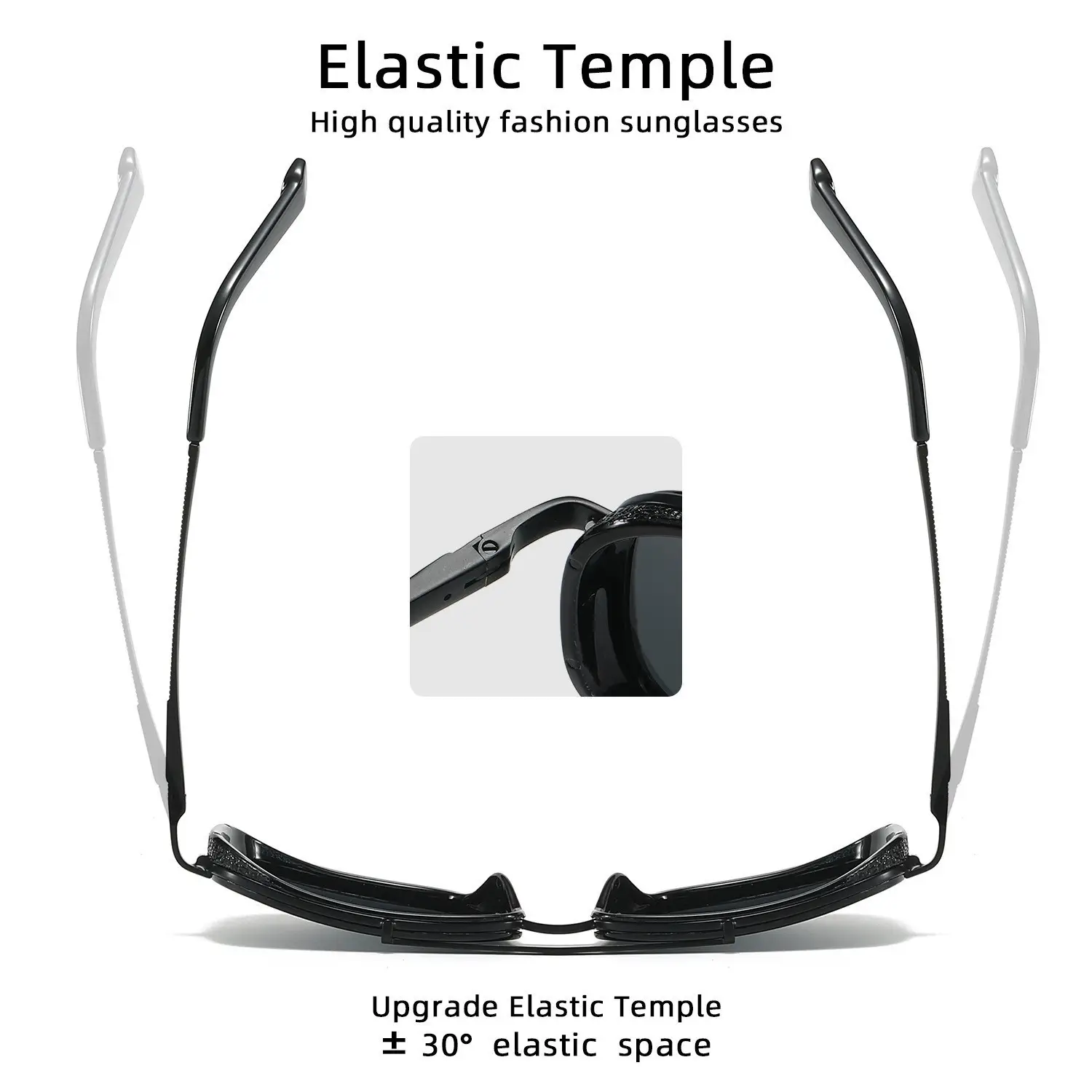 Men Metal Square Sunglasses Cycling Fishing Outdoor — feature 6
