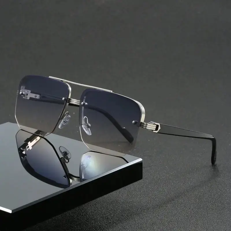 Square Sunglasses 2026 European American Style Gold Frame
