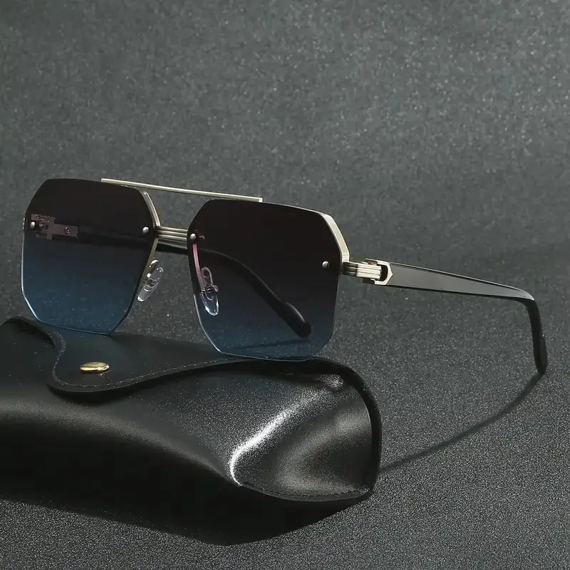 Square Sunglasses 2026 European American Style Gold Frame