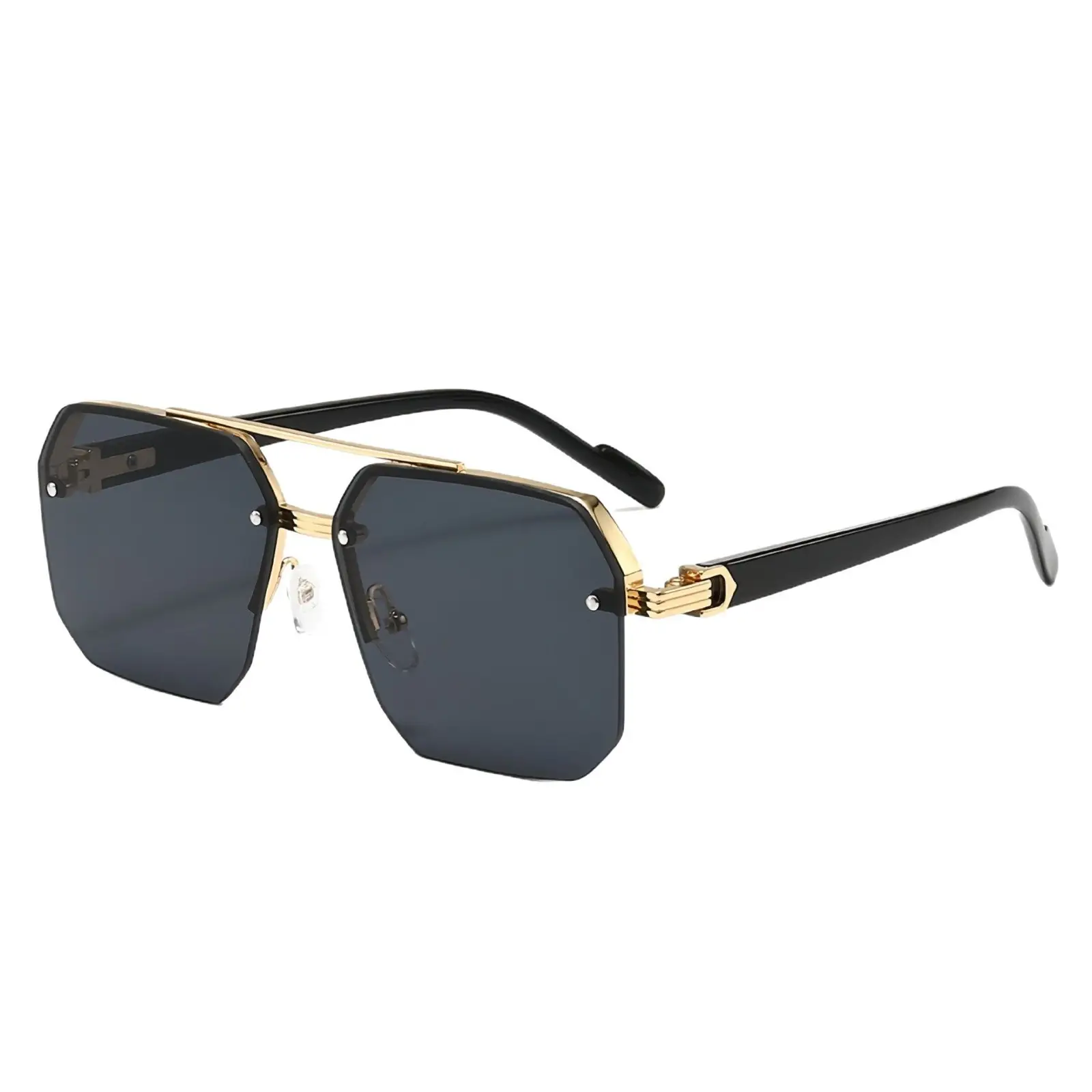 Square Sunglasses 2026 European American Style Gold Frame