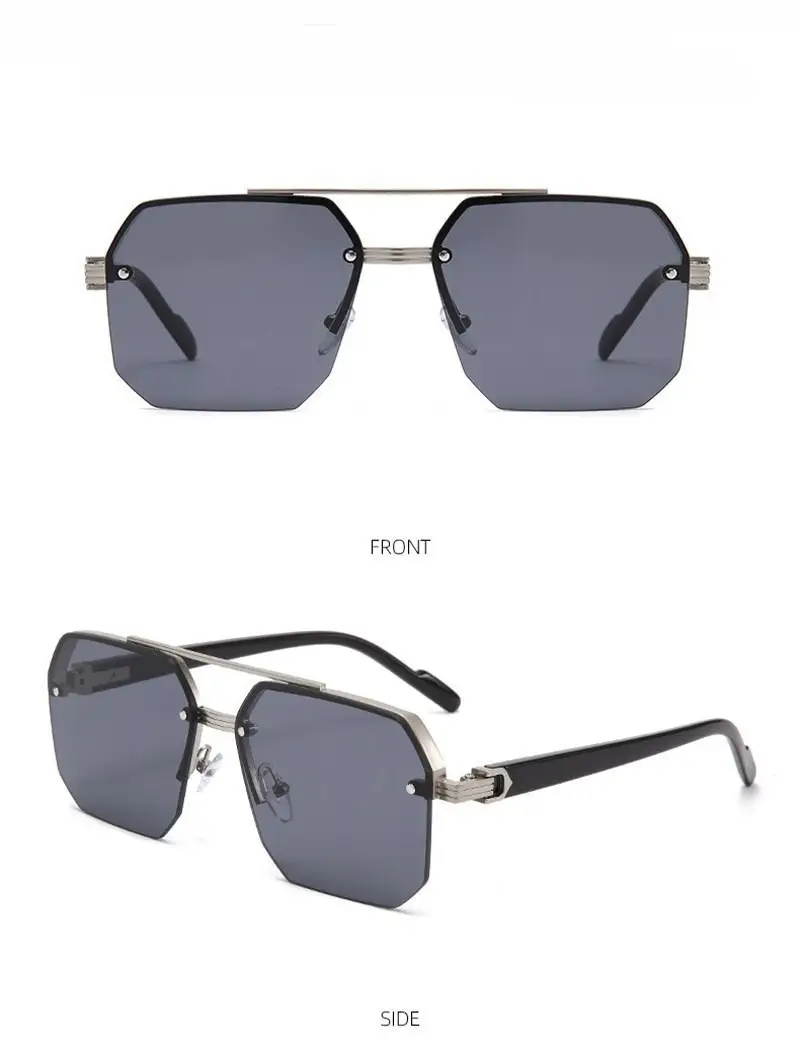 Square Sunglasses 2026 European American Style Gold Frame — feature 4