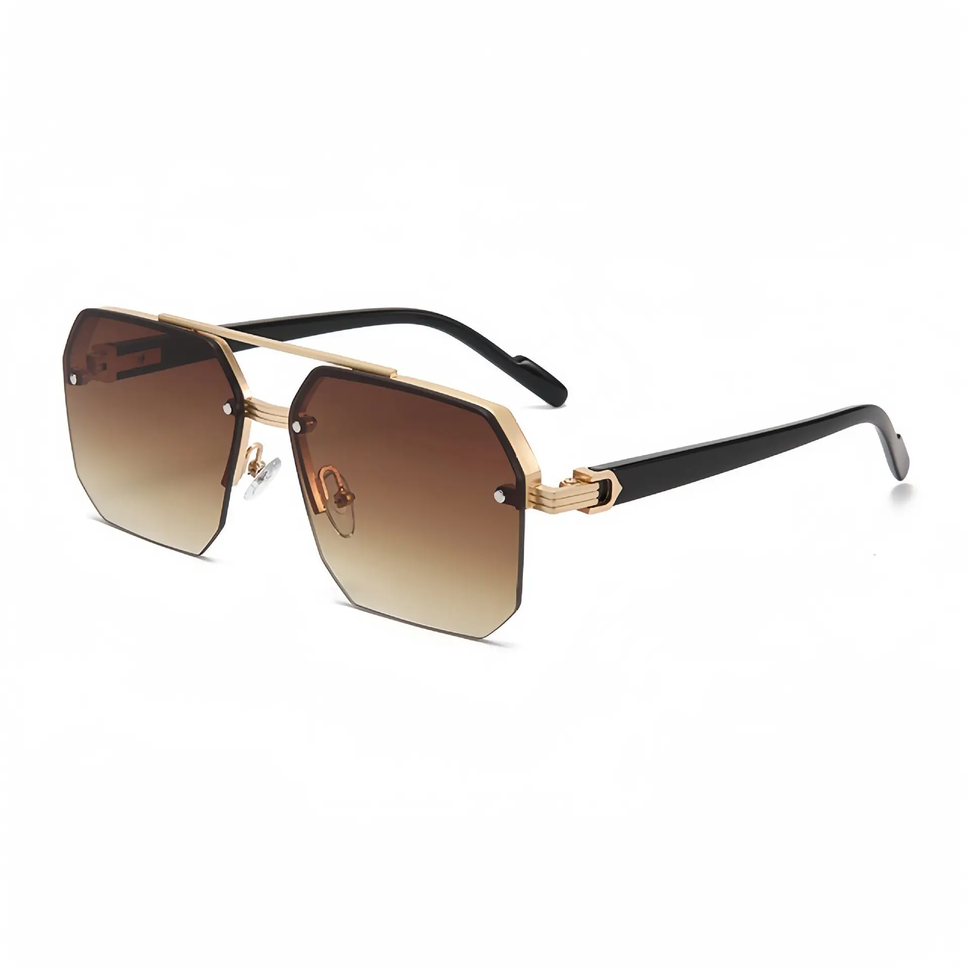 Square Sunglasses 2026 European American Style Gold Frame