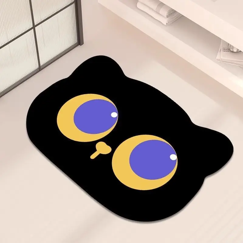 Cartoon Cat Bathroom Mat Non-Slip Washable - Image 6