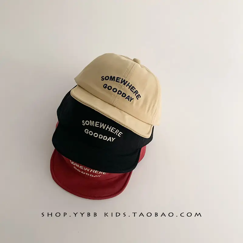 Red Letter Kids Cap Spring Autumn Sunshade Baseball Cap - Image 10