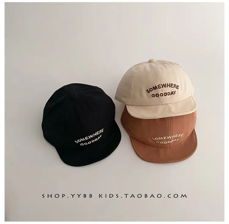 Red Letter Kids Cap Spring Autumn Sunshade Baseball Cap — feature 1
