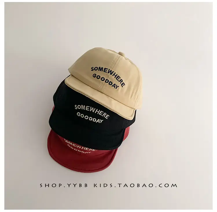 Red Letter Kids Cap Spring Autumn Sunshade Baseball Cap — feature 4