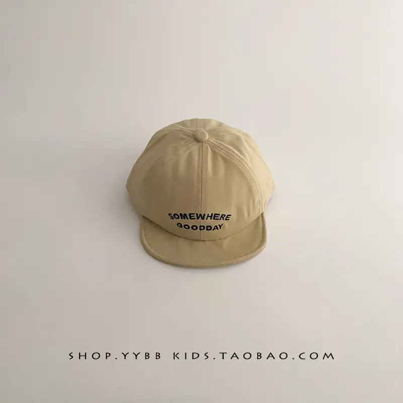 Red Letter Kids Cap Spring Autumn Sunshade Baseball Cap - Image 2