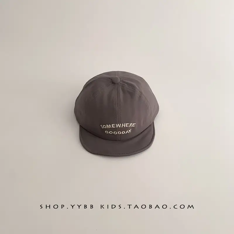 Red Letter Kids Cap Spring Autumn Sunshade Baseball Cap - Image 4