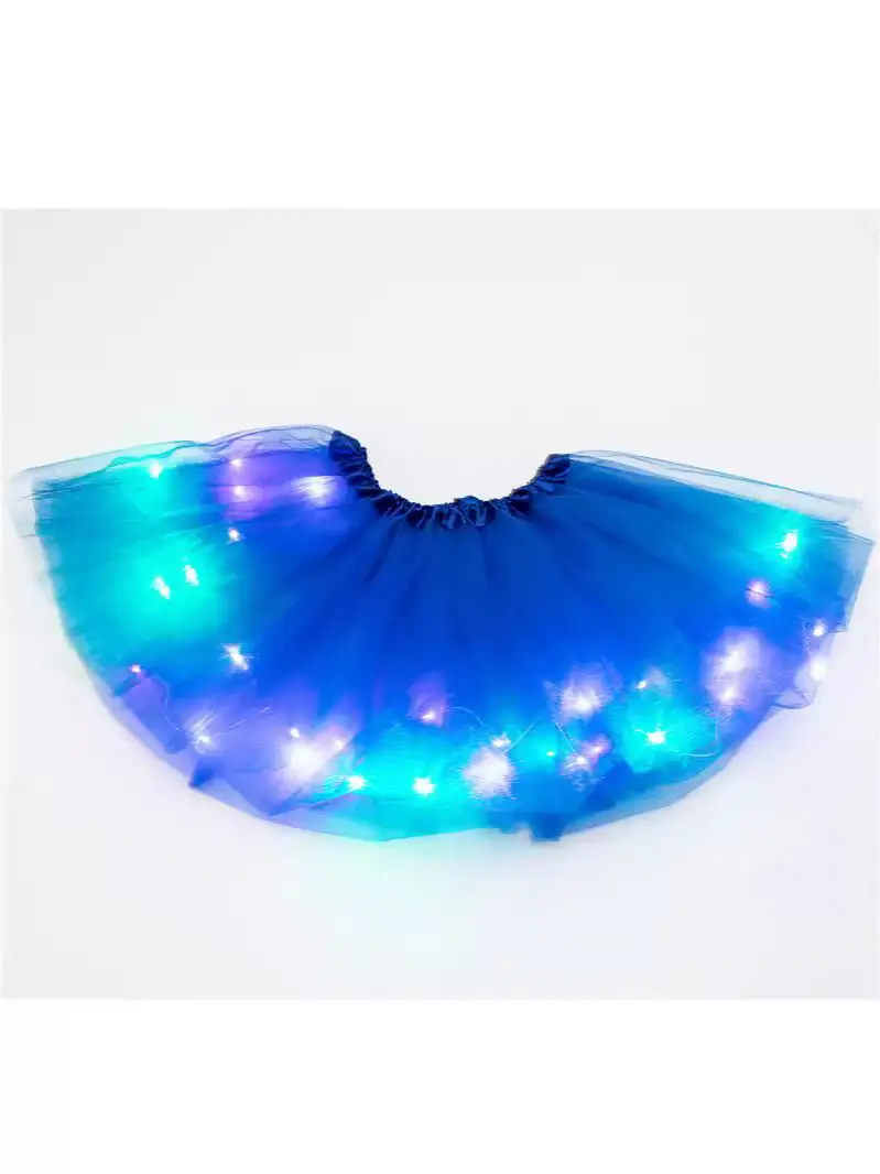 LED Light Puffy Children's Skirt with Large Hem - Image 16