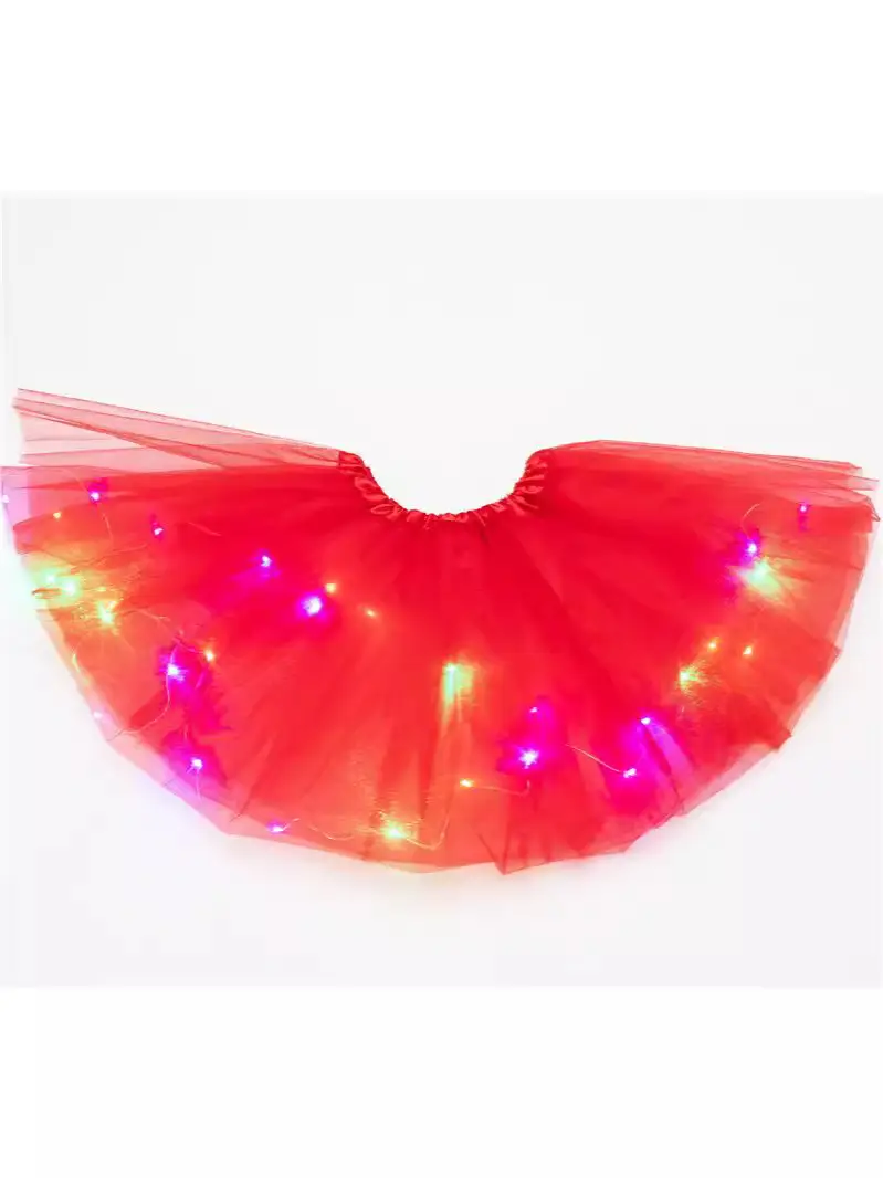LED Light Puffy Children's Skirt with Large Hem - Image 17