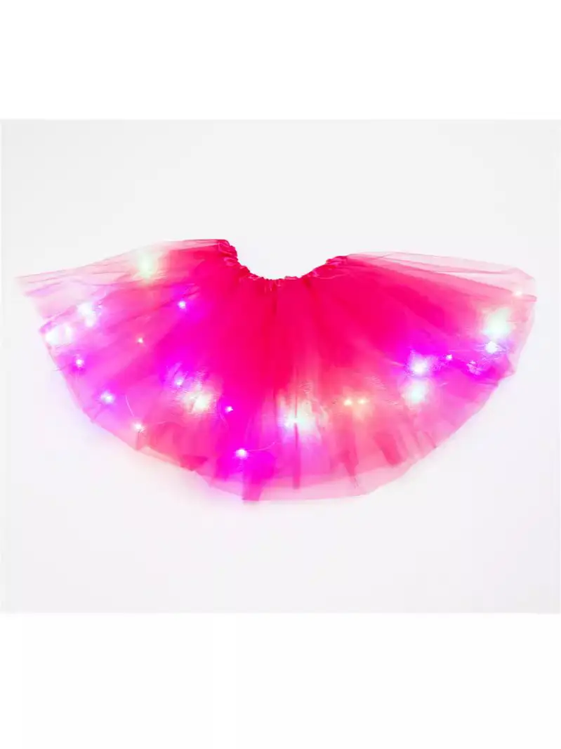 LED Light Puffy Children's Skirt with Large Hem - Image 18