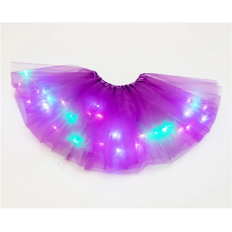 LED Light Puffy Children's Skirt with Large Hem - Image 14