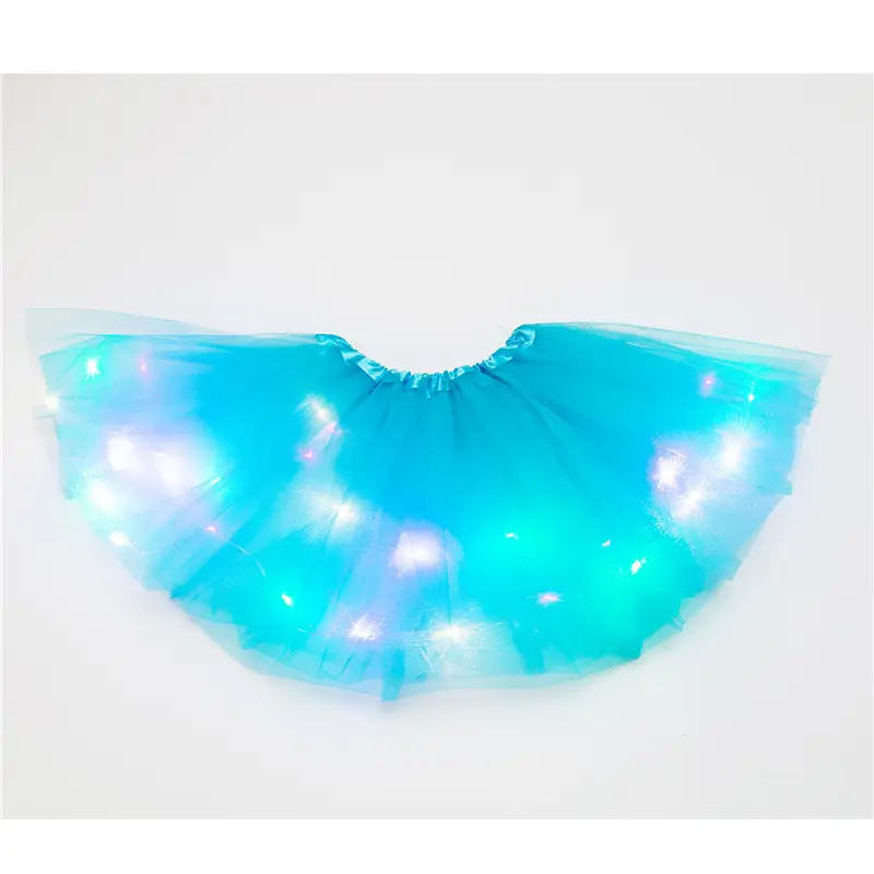 LED Light Puffy Children's Skirt with Large Hem - Image 5